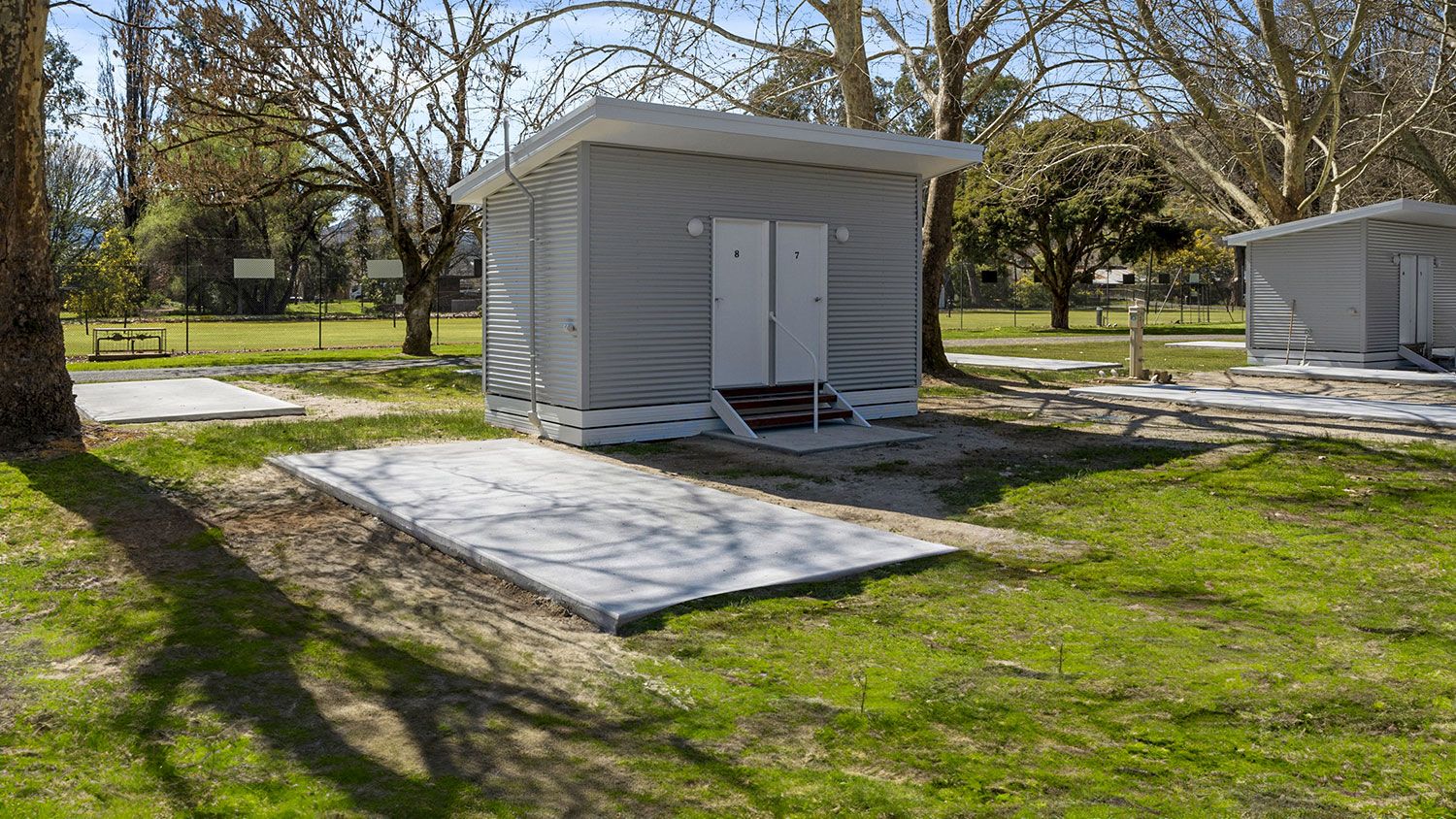 Myrtleford Holiday Park Deluxe Ensuite Site with Concrete Slab